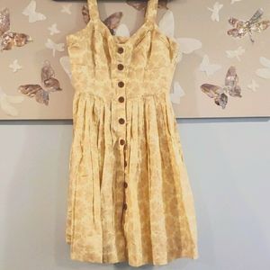 Anthropology Maeve summer button down dress